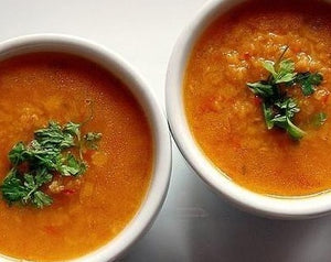 Крем-суп "Турецкий" из чечевицы, с сухариками "белыми"