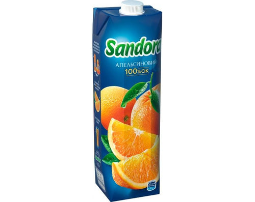 Сок Sandora апельсиновый, 1л